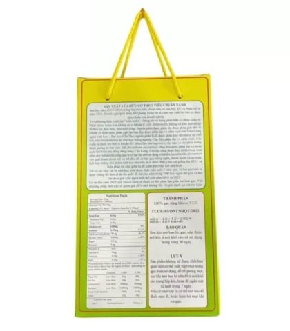 Gạo ST25 Ông Cua Organic đóng gói 2kg